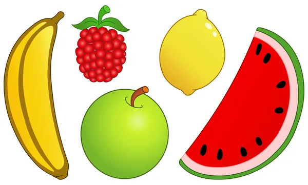 Set di frutta 2 — Vettoriale Stock