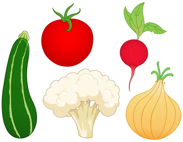 Ensemble de légumes 1 — Image vectorielle