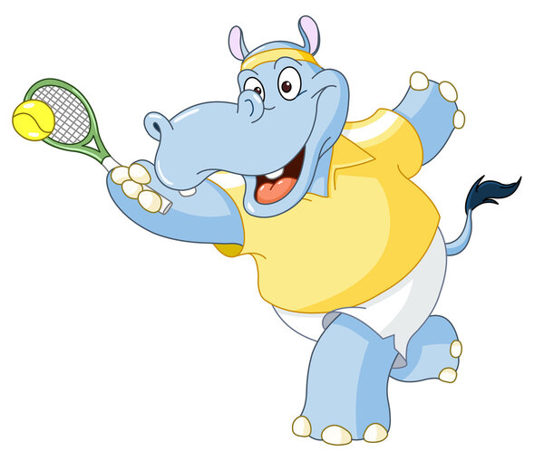 Tennis hippo