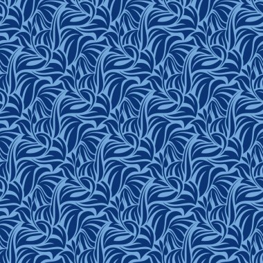 kesintisiz mavi duvar kağıdı deseni