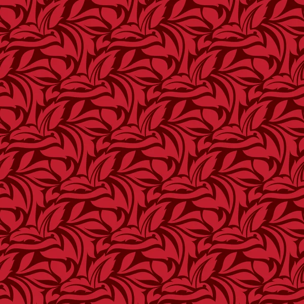 Red seamless wallpaper pattern — Stock Vector