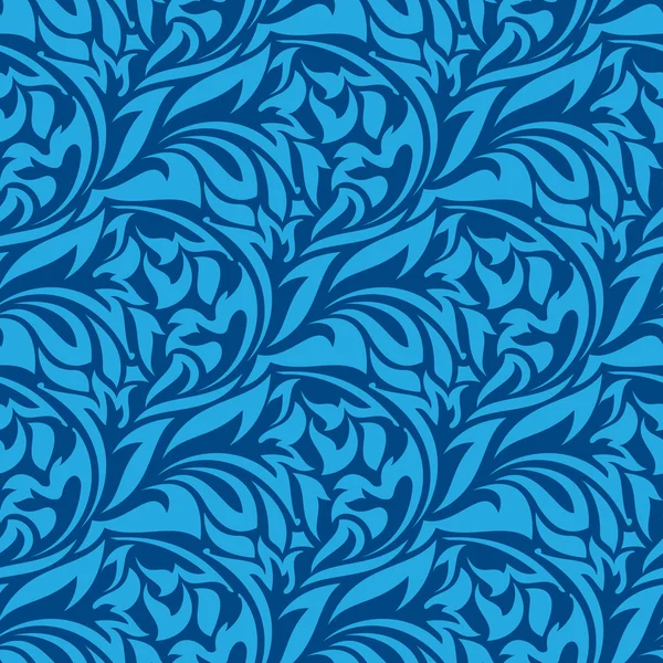 Синій безшовний візерунок шпалер — стоковий вектор