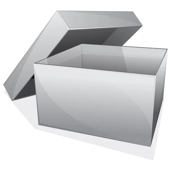 Prázdná krabice — Stockový vektor