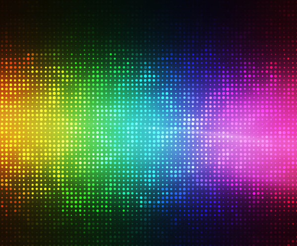Abstract lights disco background