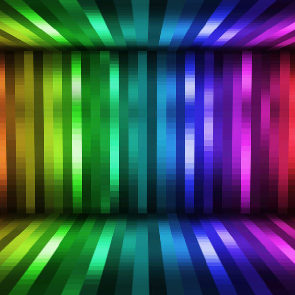 Abstract lights disco background