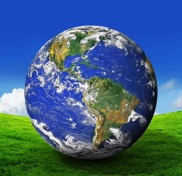Blauwe planeet aarde — Stockfoto