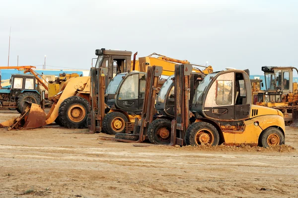 Heavy duty construction machinery — Stock Photo, Image