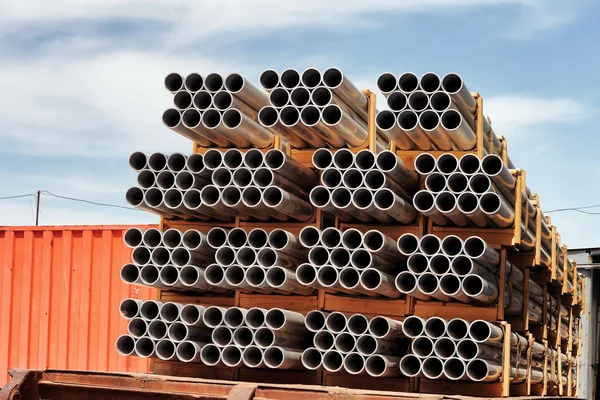 Tubes aluminium. — Stock Photo, Image
