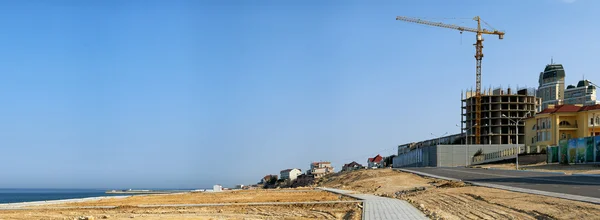 New building construction in Aktau — Stock Photo, Image
