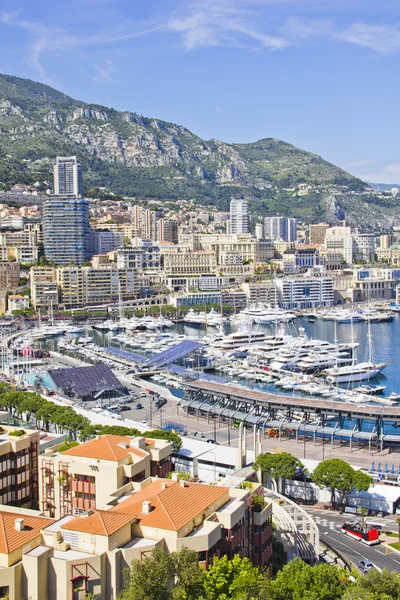 Stadt Monaco während der Formel-1-Saison — Stockfoto