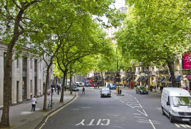 Aldwych road in the City of Westminster clipart