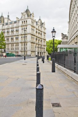 Street view of the Whitehall Court, London clipart