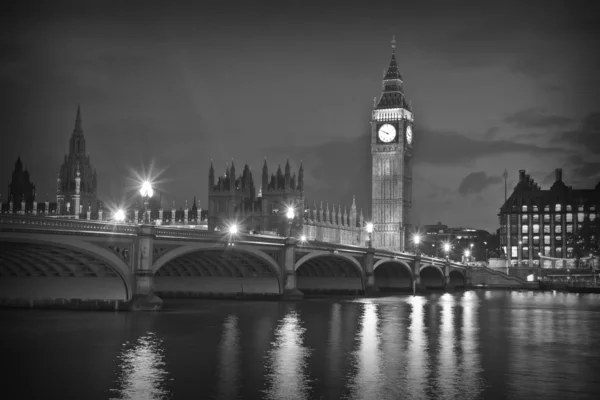 Big ben en het huis van Parlement, Londen, Engeland — Stockfoto