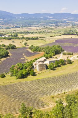 Provence, Güney Fransa havadan görünümü