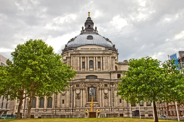 Metodystów centralny hall w Londynie, Wielka Brytania — Zdjęcie stockowe