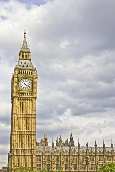 O Big Ben e a Casa do Parlamento — Fotografia de Stock