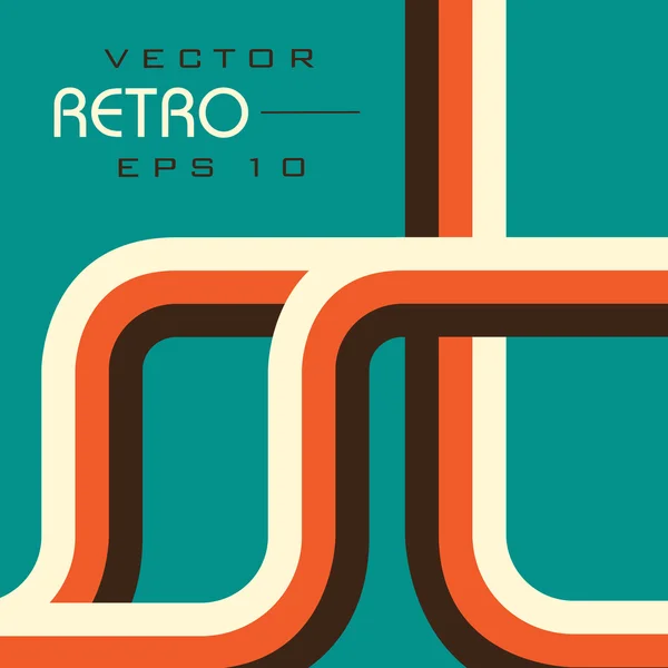 Retro-Stil Vektor Illustration eps 10 Hintergrund. — Stockvektor