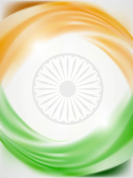 美丽的印度国旗背景，您的文本的空间。矢量图 eps10. — 图库矢量图片