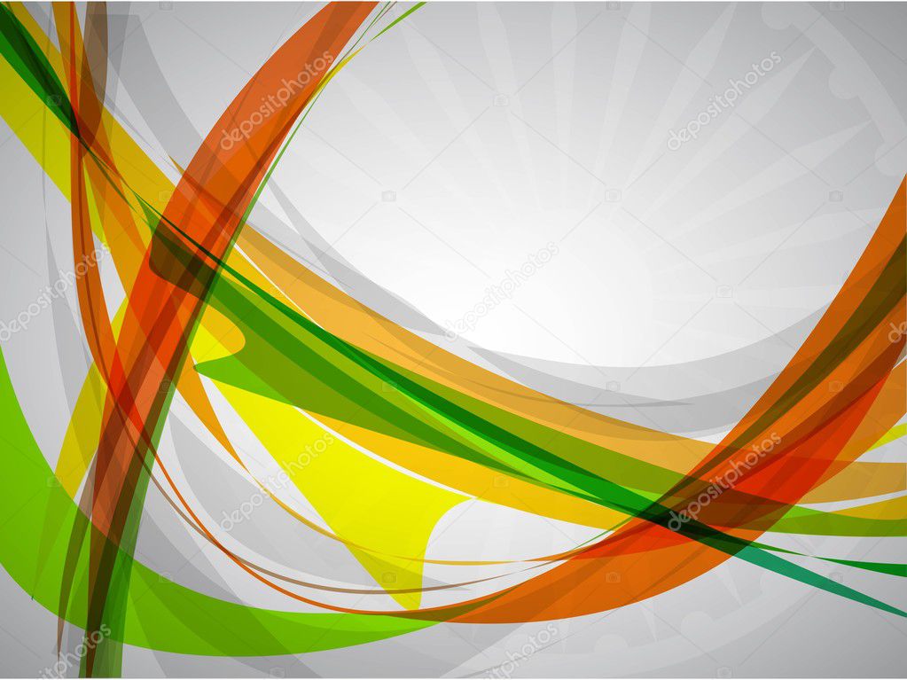 Creative flag color background with wave for Independence Day and Republic Day. Vector Illustration EPS10.