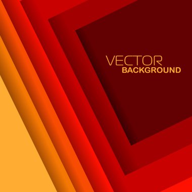 Vector illustration of red and yellow shiny abstract wave background.EPS 10. Can be use for banner, poster and business presentation. clipart
