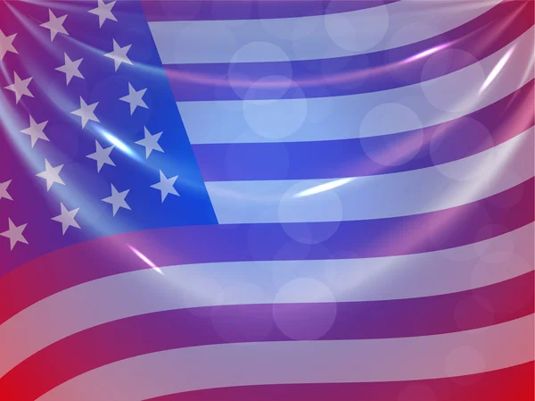 Фон американского флага на День независимости США 4 июля и другие события или события. EPS 10 . — стоковый вектор