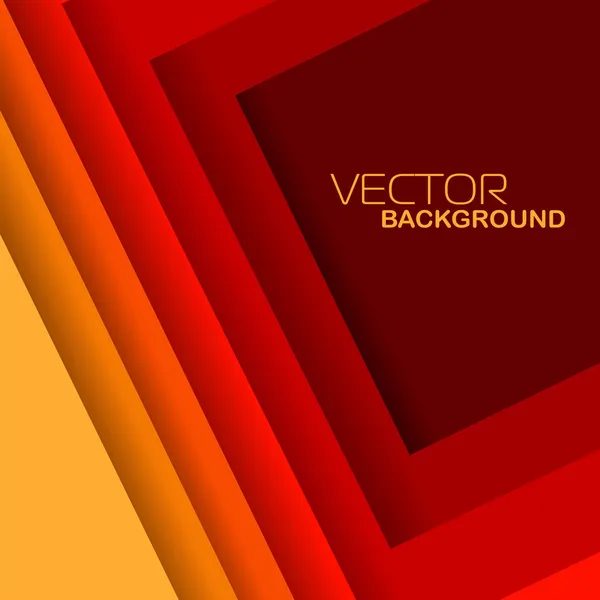 Ilustración vectorial de fondo abstracto brillante rojo y amarillo.EPS 10. Puede ser utilizado para banner, póster y presentación de negocios . — Vector de stock