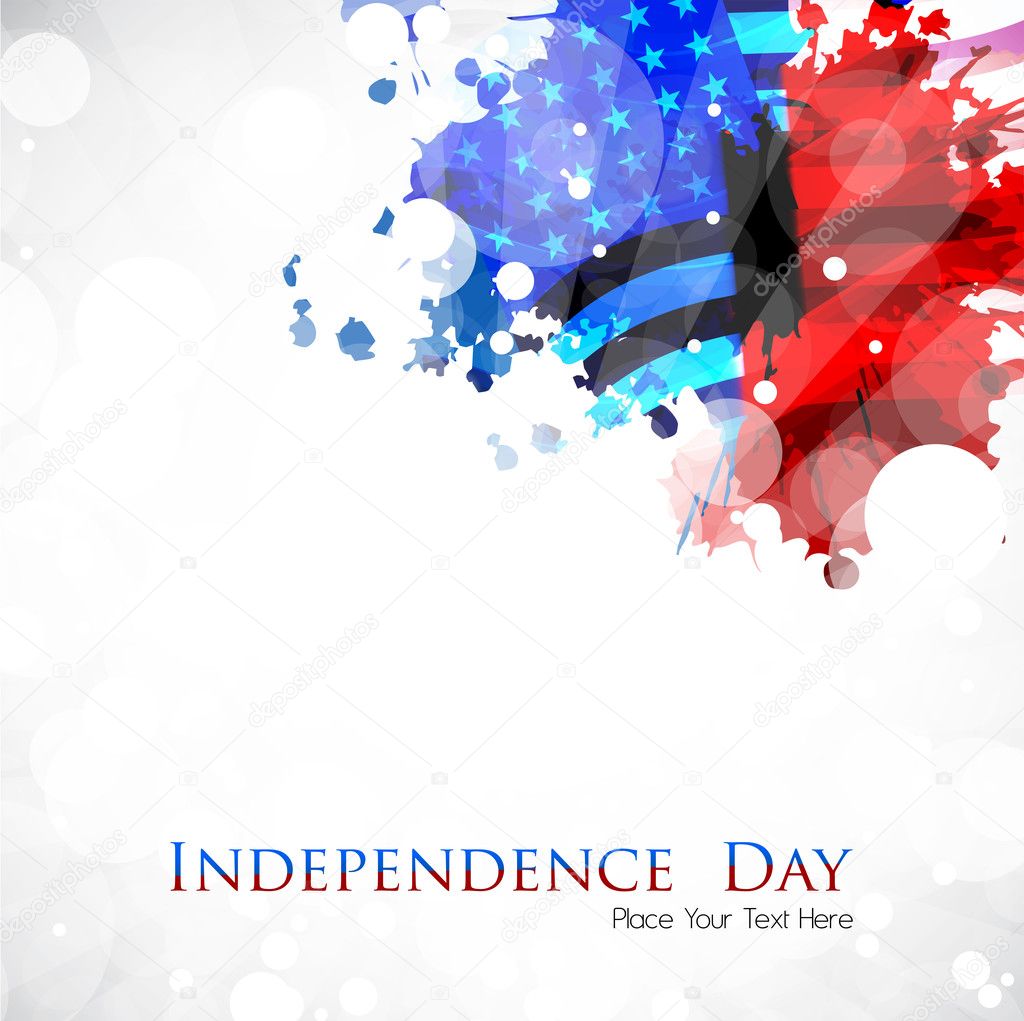 Abstract grungy background in American Flag color for 4th of July American Independence Day and other occasions or events.EPS 10.