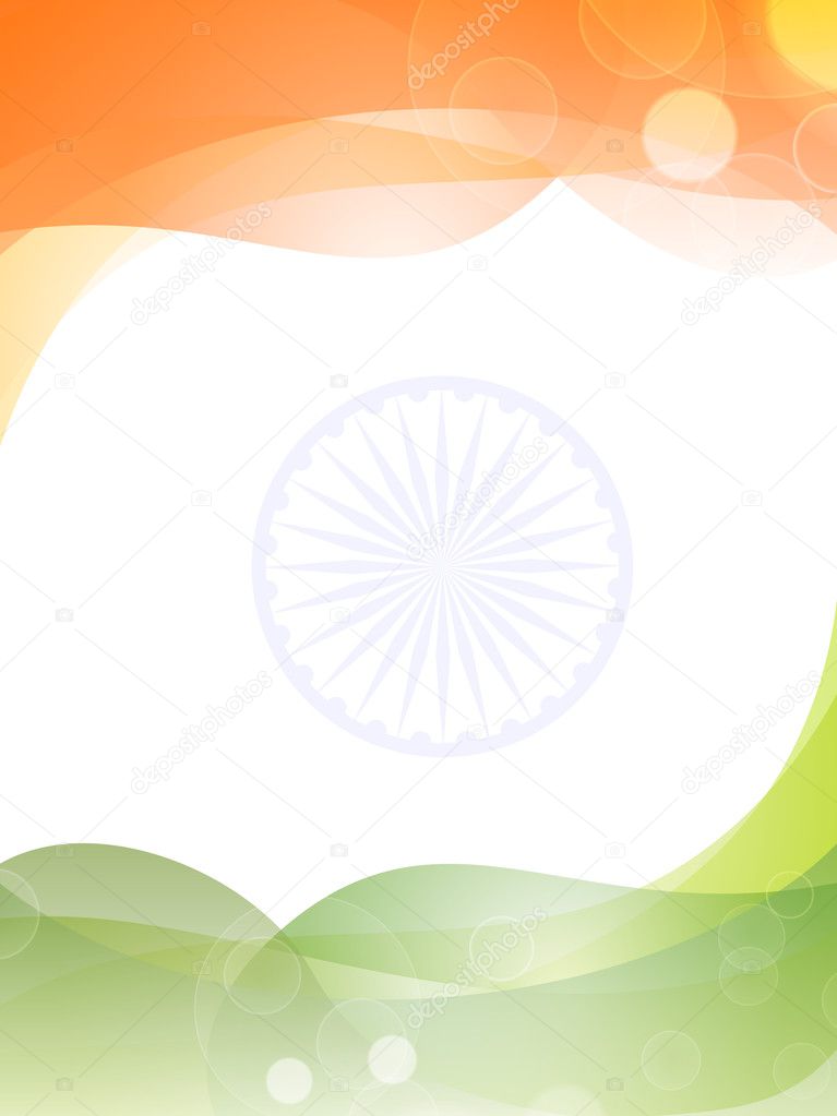 Creative Indian flag color background with wavel for Independenc Stock  Vector Image by ©alliesinteract #10997220