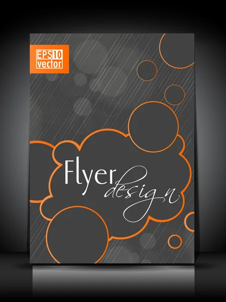 Abstract flyer template or Poster design. — Stock Vector