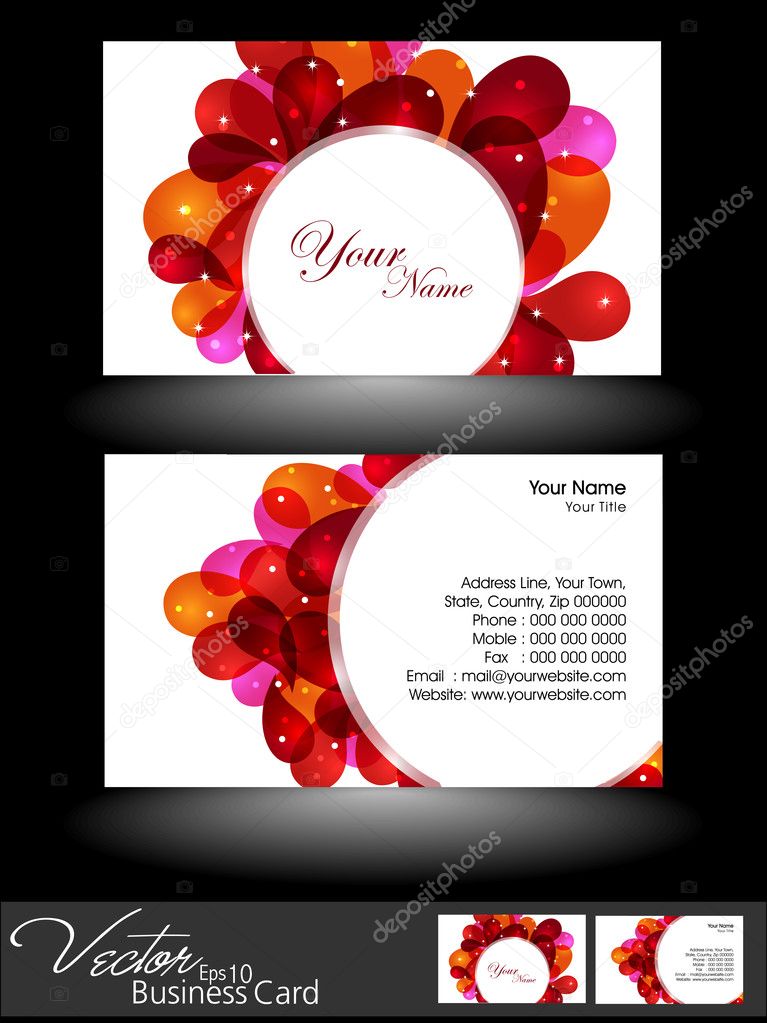 Abstract colorful bright color professional and designer busines