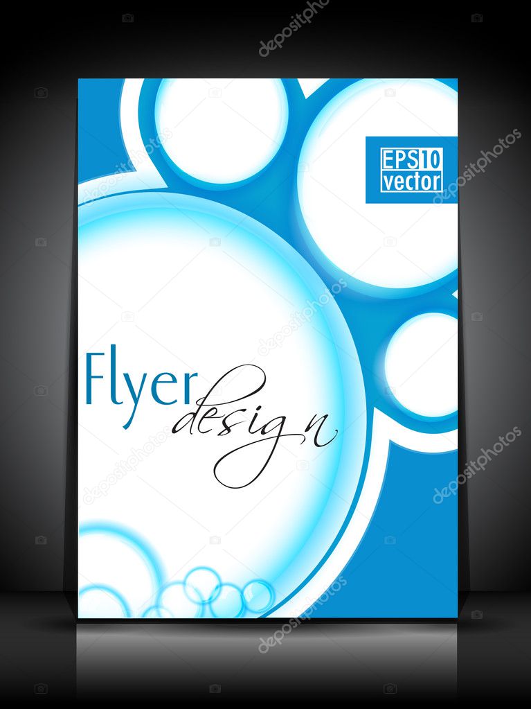 Abstract flyer template or Poster design.