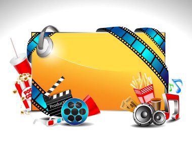 Vector illustration of promotion banner full of entertainment an clipart