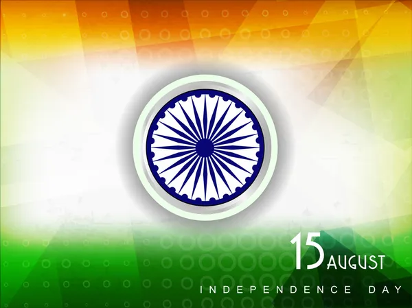 Illustration vectorielle du drapeau tricolore indien avec backgrou grunge — Image vectorielle