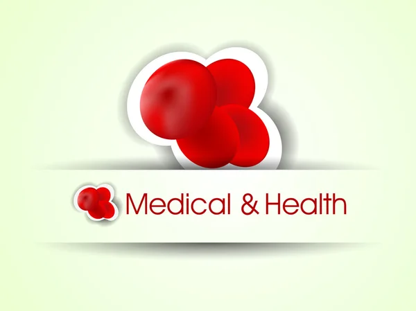 Icono de glóbulos rojos. EPS 10 . — Vector de stock