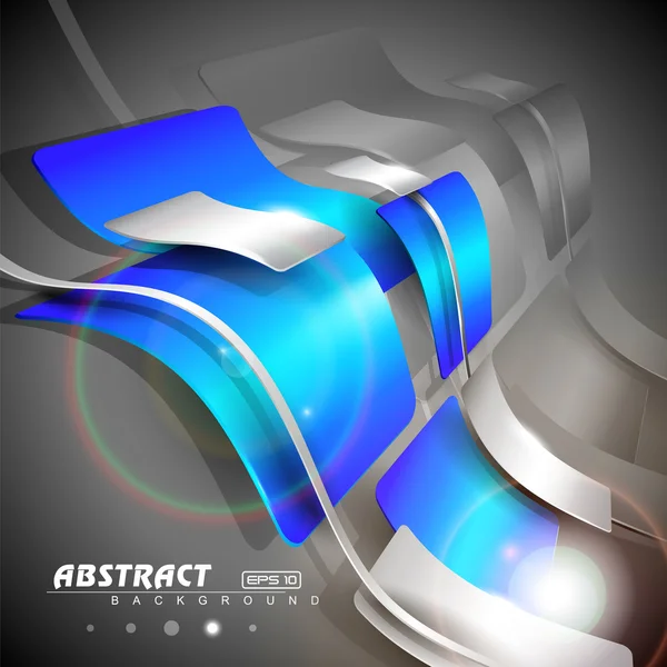 Abstrakt blå bakgrund. EPS 10. — Stock vektor