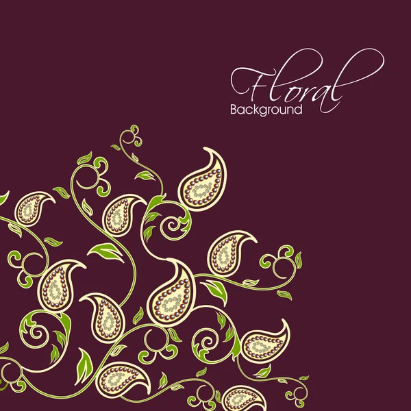Abstract floral achtergrond. EPS 10. — Stockvector