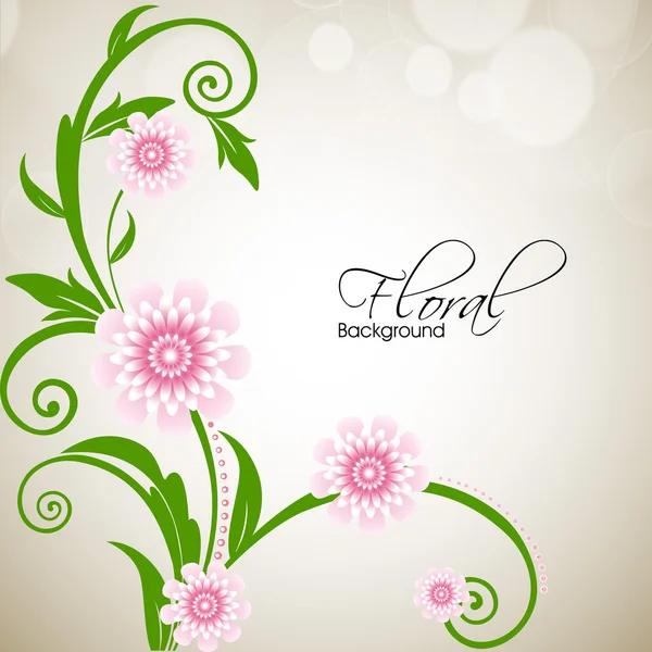 Abstract floral background. EPS 10. — Stock Vector