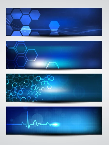 Website banner or header with shiny abstract design. EPS 10. — Stock Vector