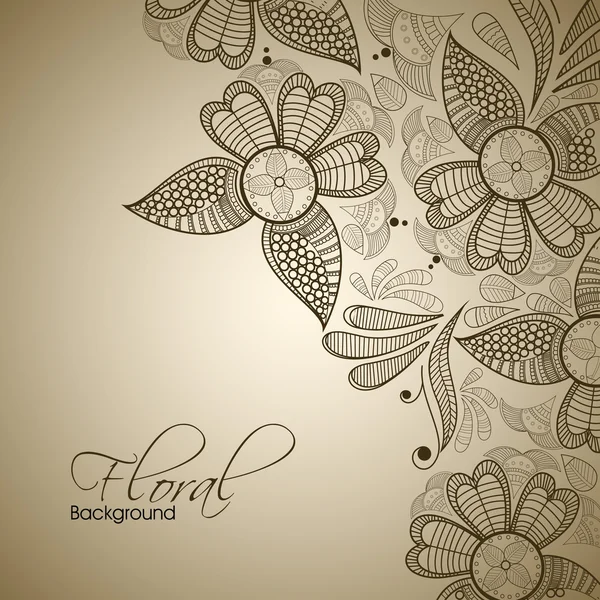 Fond floral abstrait. SPE 10 . — Image vectorielle