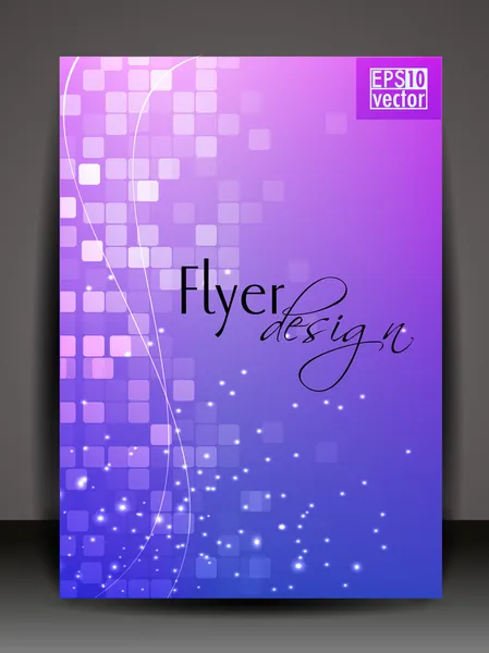 Flyer, Broschüren oder Coverdesign für Publishing, Print und Print — Stockvektor