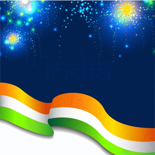 Creative Indian Flag background. EPS 10. — Stock Vector