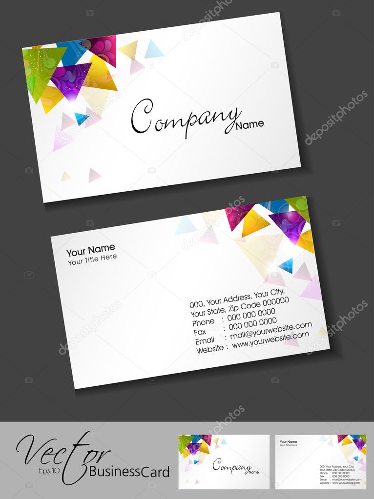Abstract colorful bright color professional and designer busines