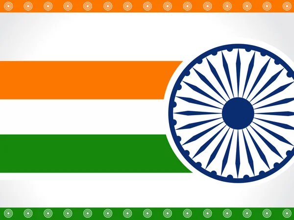 Fondo de bandera india. EPS 10 . — Vector de stock