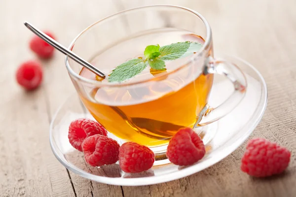 stock image Tea with mint and berry