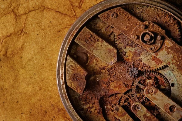 Close-up of an ancient gears — Stock Photo, Image