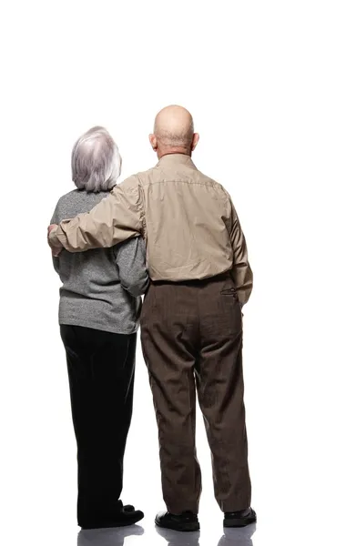 Obrázek staršího páru — Stock fotografie