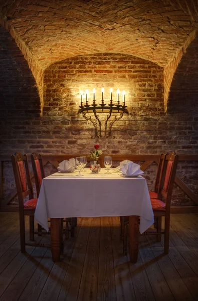 아름 다운 레스토랑 인테리어 — 스톡 사진
