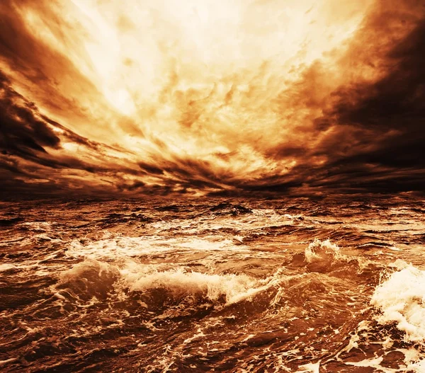 Tempestade oceânica — Fotografia de Stock