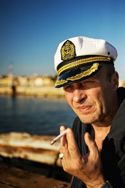 Middle-aged sailor — Stock Photo, Image