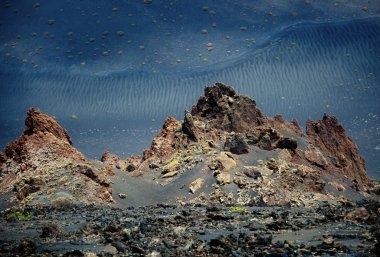 Timanfaya National Park, Lanzarote , Canary island clipart